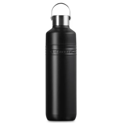 Le Creuset Drinkfles On The Go Mat Zwart 1000 ml