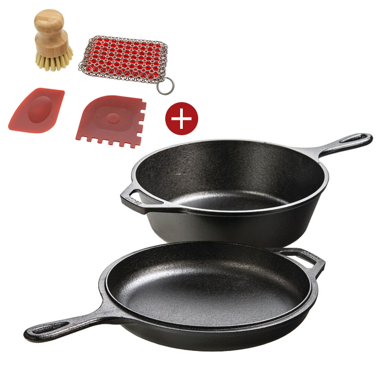 Lodge Logic Combo Cooker 26cm - Includes Maintenance Set