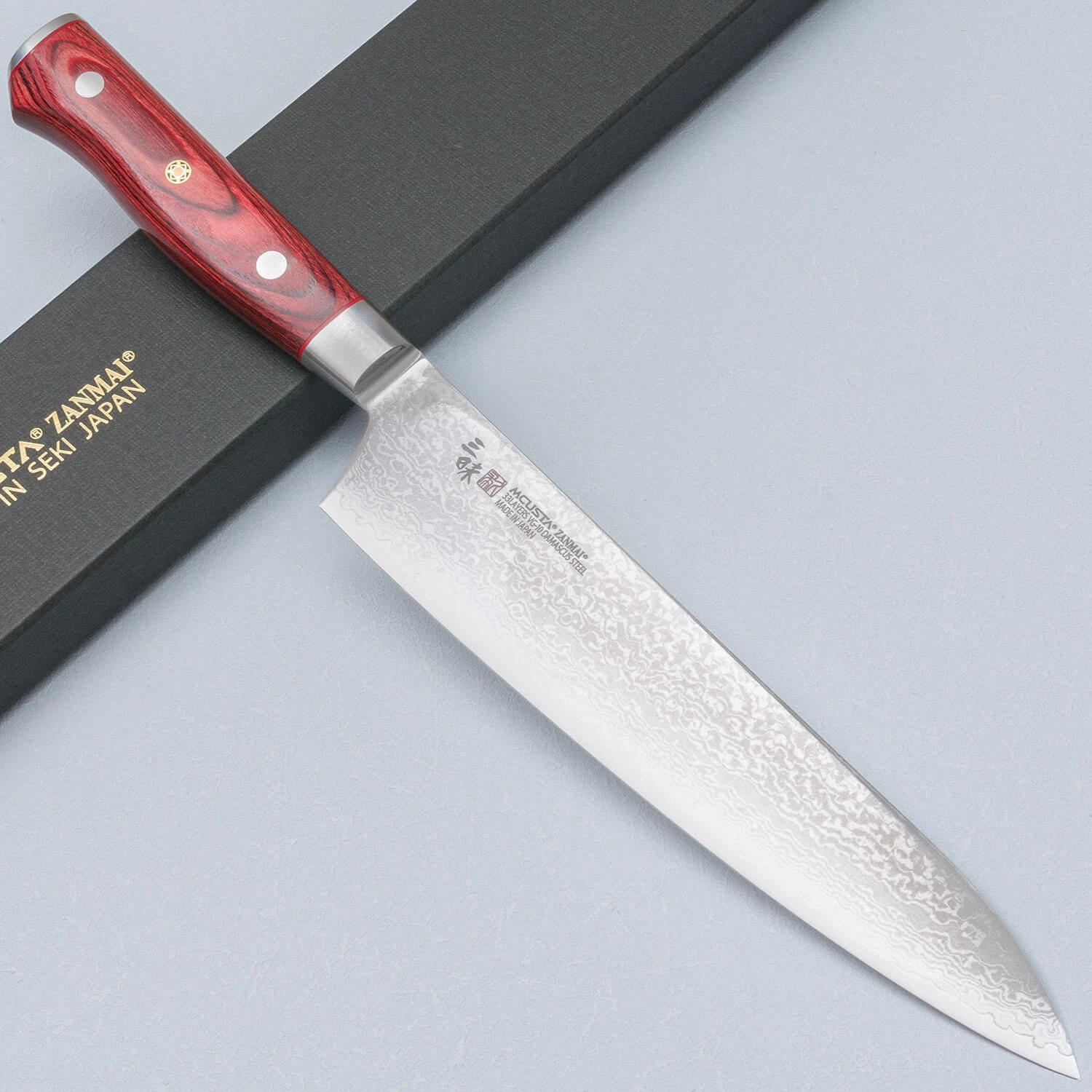 Mcusta Zanmai Classic Pro Red Gyuto 21 cm - HFR-8005D | Knivesworld.eu