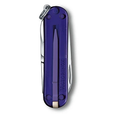 Victorinox Classic SD Transparant Persian Indigo Zakmes