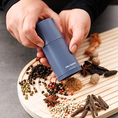 Microplane Kruidenmolen Denim Blue