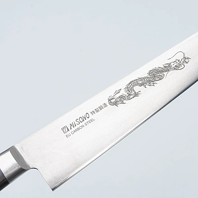 Misono Carbon Sujihiki Dragon 24 cm