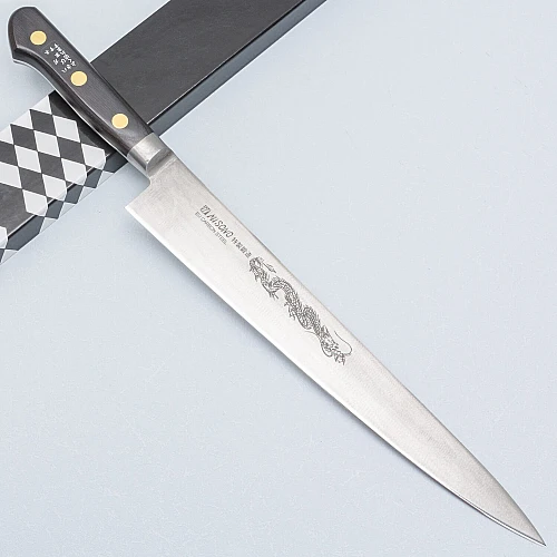 Misono Carbon Sujihiki Dragon 24 cm
