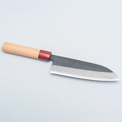 Muneishi Aogami 2 Iron Damast Santoku
