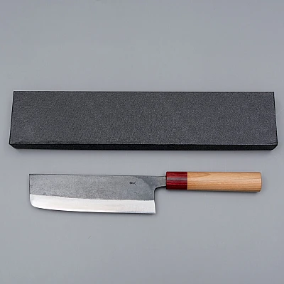 Muneishi Aogami 2 Iron Damast Nakiri 16.5 cm