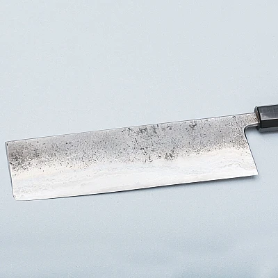 Munetoshi Blooming Iron Nashiji Nakiri 21 cm