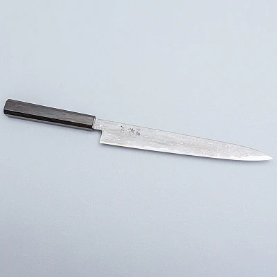 Nakagawa Satoshi Aogami Damast Ebony Sujihiki 27 cm