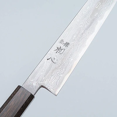 Nakagawa Satoshi Aogami Damast Ebony Sujihiki 27 cm