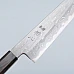 Nakagawa Satoshi Aogami Damast Ebony Kiritsuke 21 cm