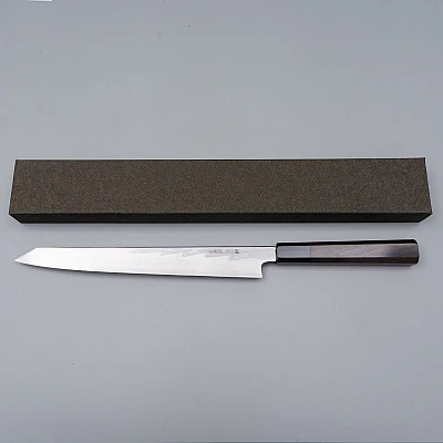 Nakagawa Satoshi Aogami Damast Kiritsuke Yanagiba 27 cm
