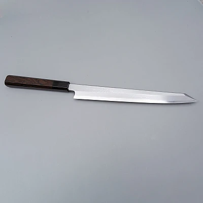 Nakagawa Satoshi Aogami Damast Kiritsuke Yanagiba 27 cm