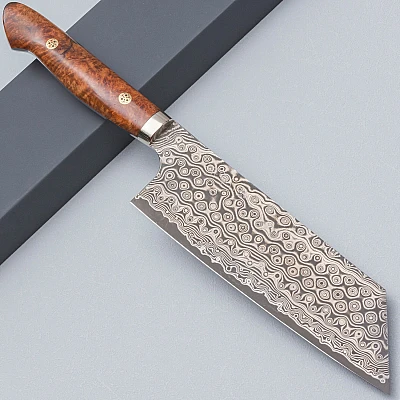 Nigara SG2 Damast Premium Karin Nakiri 18 cm