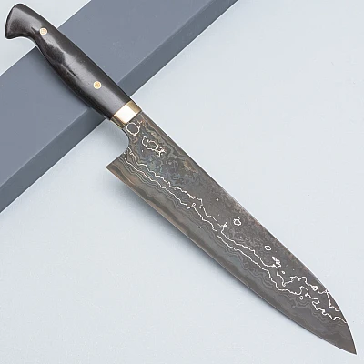 Nigara Kagetora Aogami #2 + Shirogami #2 Western Gyuto 24 cm
