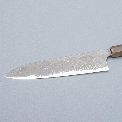 Nigara Aogami Twist Damast Hairline Gyuto 24 cm