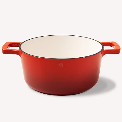 Olavson Gusseisen Kasserolle Kirsche Rot 24 cm