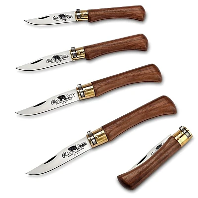 Old Bear Classical Zakmes Walnoothout (XS) 6 cm