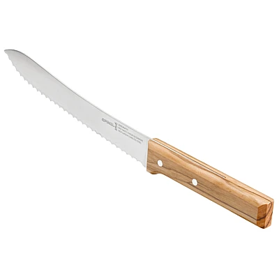 Opinel Parallèle Brotmesser aus Olivenholz Nr. 116 21 cm 