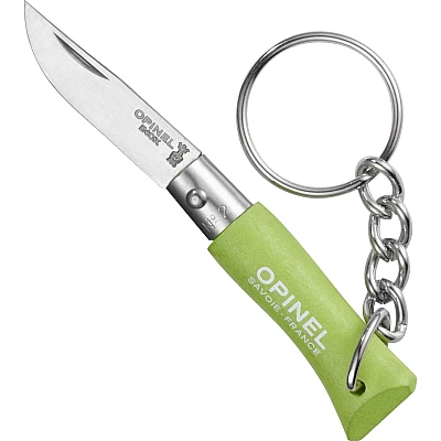 Opinel Zakmes no. 2 Groen met sleutelhanger 