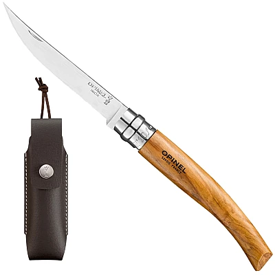 Opinel Zakmes Plumier Effilé 10 Olivier + etui