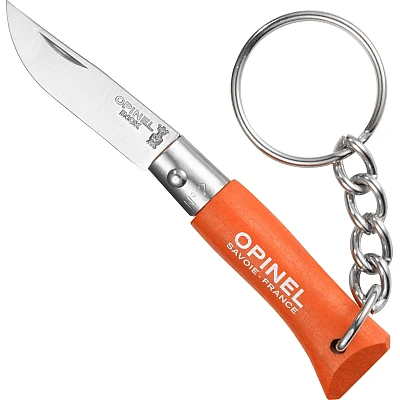 Opinel Zakmes no. 2 Oranje met sleutelhanger 
