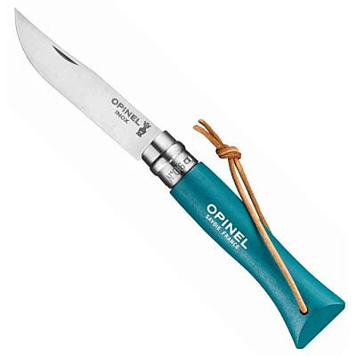 Opinel Zakmes no. 6 Roestvrij Turquoise