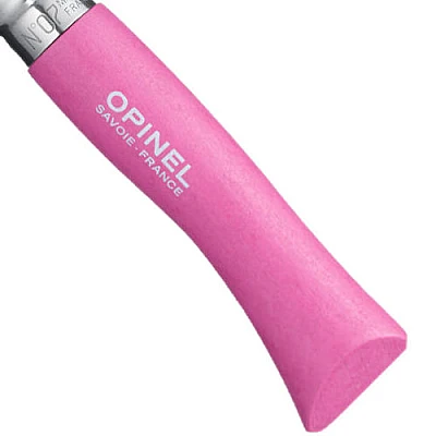 Opinel Zakmes Afgerond No. 7 Roestvrij Roze