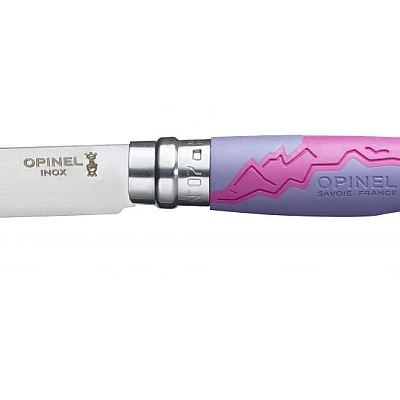 Opinel Zakmes Outdoor Junior no. 7 Paars/Roze