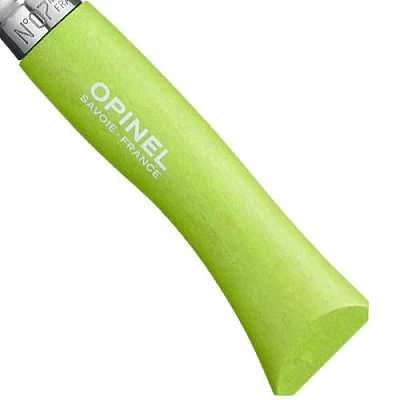 Opinel Zakmes Afgerond no. 7 Roestvrij Groen
