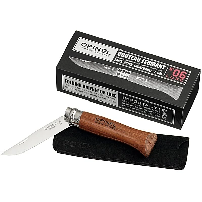 Opinel Zakmes no. 6 Ligne Luxe Padouk