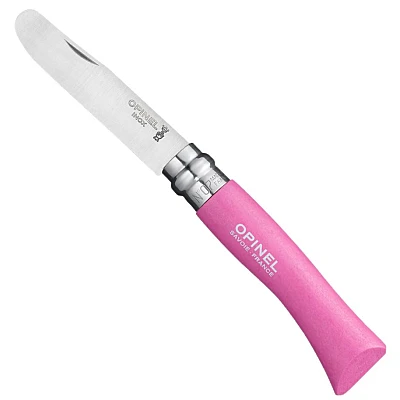 Opinel Zakmes Afgerond No. 7 Roestvrij Roze