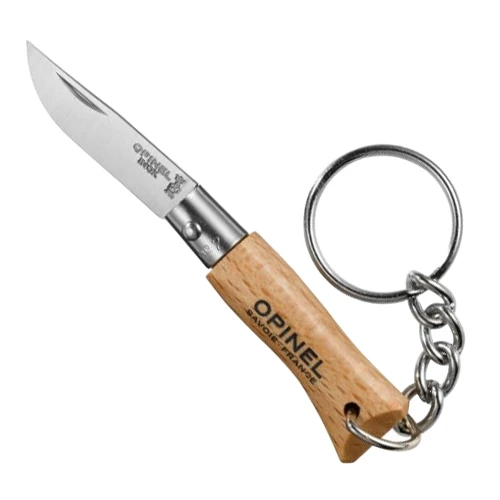 Opinel Zakmes no. 2  met sleutelhanger 