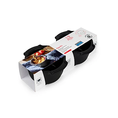 Peugeot Appolia Oven Dish Black 11 cm