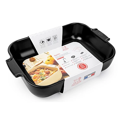 Peugeot Appolia Oven Dish Rectangle 36 cm Black
