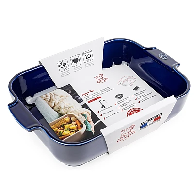 Peugeot Appolia Oven Dish Rectangle 32 cm Blue
