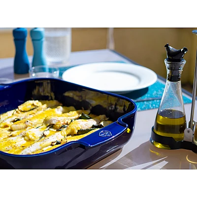 Peugeot Appolia Oven Dish Rectangle 25 cm Blue