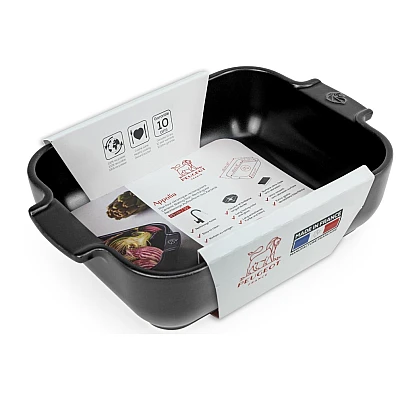 Peugeot Appolia Oven Dish Square 21 cm Black