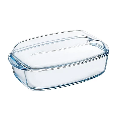 Pyrex Irresistible Roasting Pan With Lid 37 x 22 cm