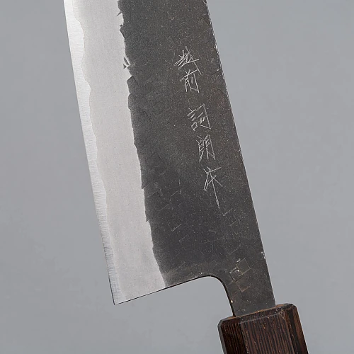 Shiro Kamo Aogami Super Kurouchi Santoku 16.5 cm