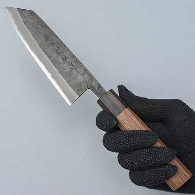 Shiro Kamo Aogami Super Kurouchi bunka 17 cm