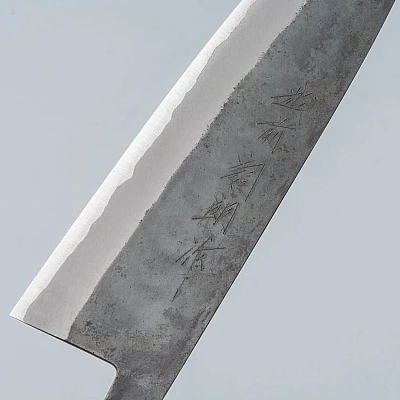 Shiro Kamo Aogami Super Kurouchi bunka 17 cm