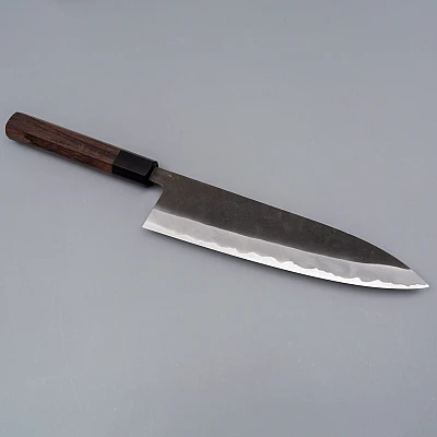 Shiro Kamo Aogami Super Kurouchi Gyuto 21 cm