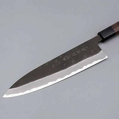 Shiro Kamo Aogami Super Kurouchi Gyuto 21 cm