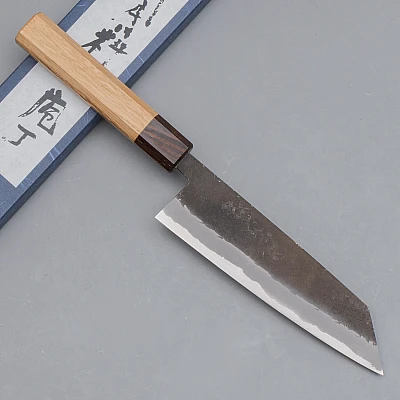 Shiro Kamo Aogami Super Kurouchi Bunka 17 cm