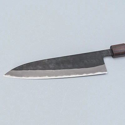 Shiro Kamo Aogami Super Kurouchi Walnut Gyuto 21 cm