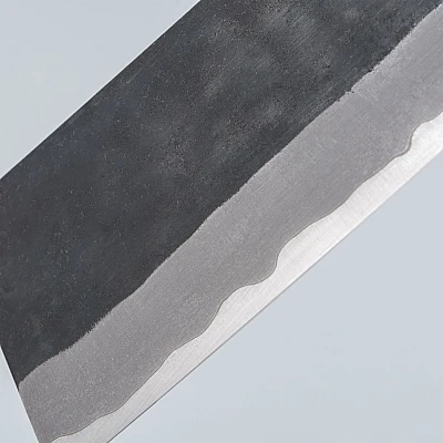 Shiro Kamo Aogami Super Kurouchi Walnut Gyuto 21 cm