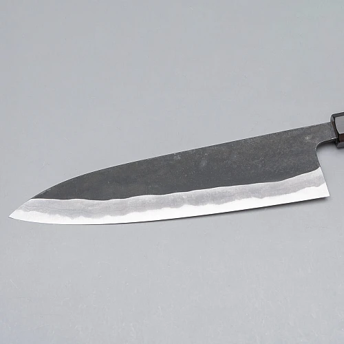 Shiro Kamo Aogami Super Walnut Gyuto 21 cm