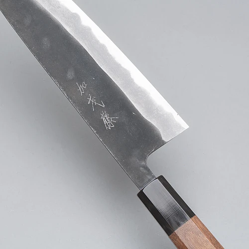 Shiro Kamo Aogami Super Walnut Gyuto 21 cm