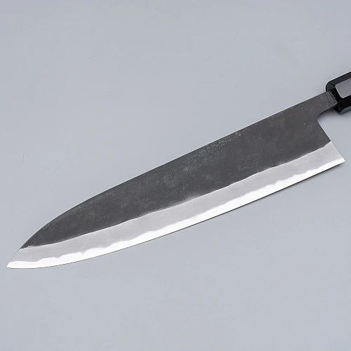 shiro kamo aogami super wenge gyuto 24 cm