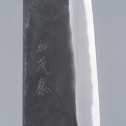 shiro kamo aogami super wenge gyuto 24 cm