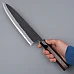 shiro kamo aogami super wenge gyuto 24 cm